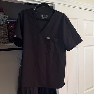 Figs Black Catarina Scrub Top XXL